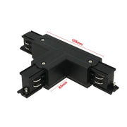 Connettore Giunto Forma T Destro Colore Nero Per Barra Sistema Binario Trifase CB40203
