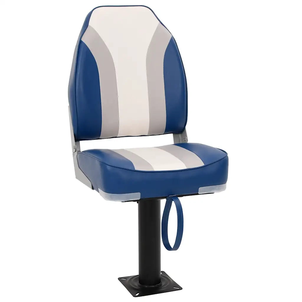 vidaXL Set Sedile da Barca Pieghevole 4 pz con Schienale Alto