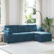 Divano Blu 228 x 134 x 80 cm Velluto 42024475