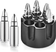 Set di ghiaccio per whisky, 8 pezzi, acciaio inossidabile, ideale per raffreddare bevande