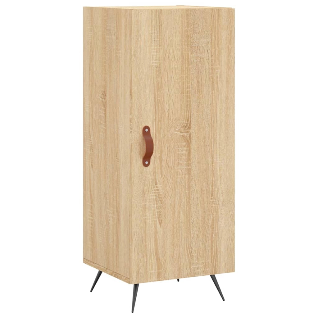 Buffet credenza cassettiera armadio mobile contenitore organizer cucina soggiorno rovere Sonoma 34,5 x 34 x 90 cm legno ingegnerizzato marrone 02_0031536