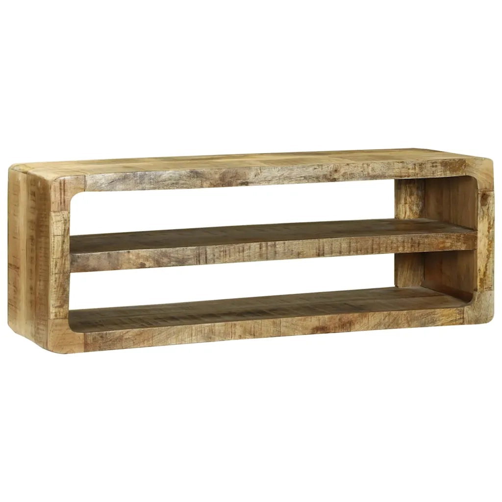 Mobile TV-Credenza per TV-Console TV Marrone 100 x 32 x 36 cm Legno massello di mango