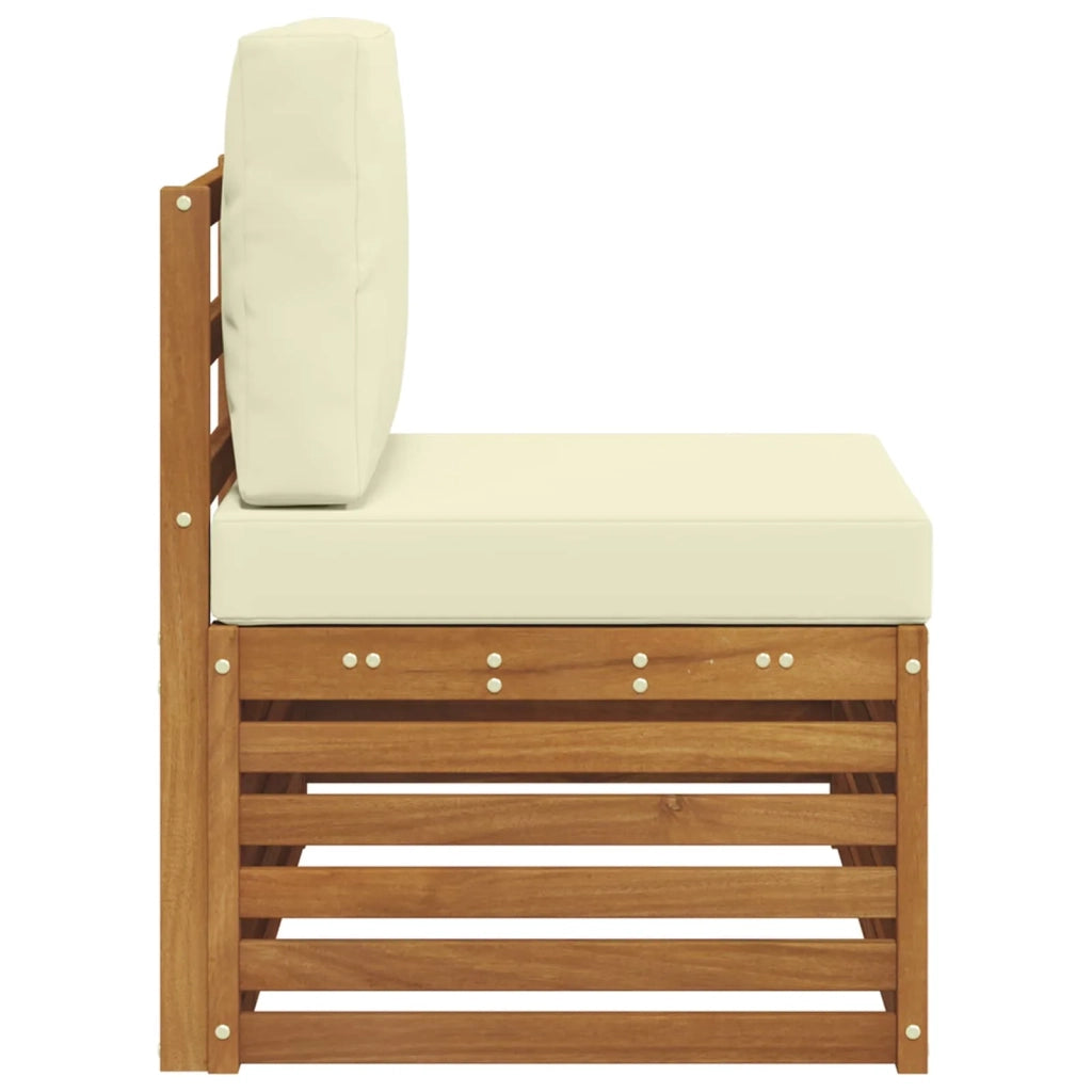 Divano da Giardino-Divano Esterno Finale con cuscino Naturale 91 x 63 x 73 cm 764287