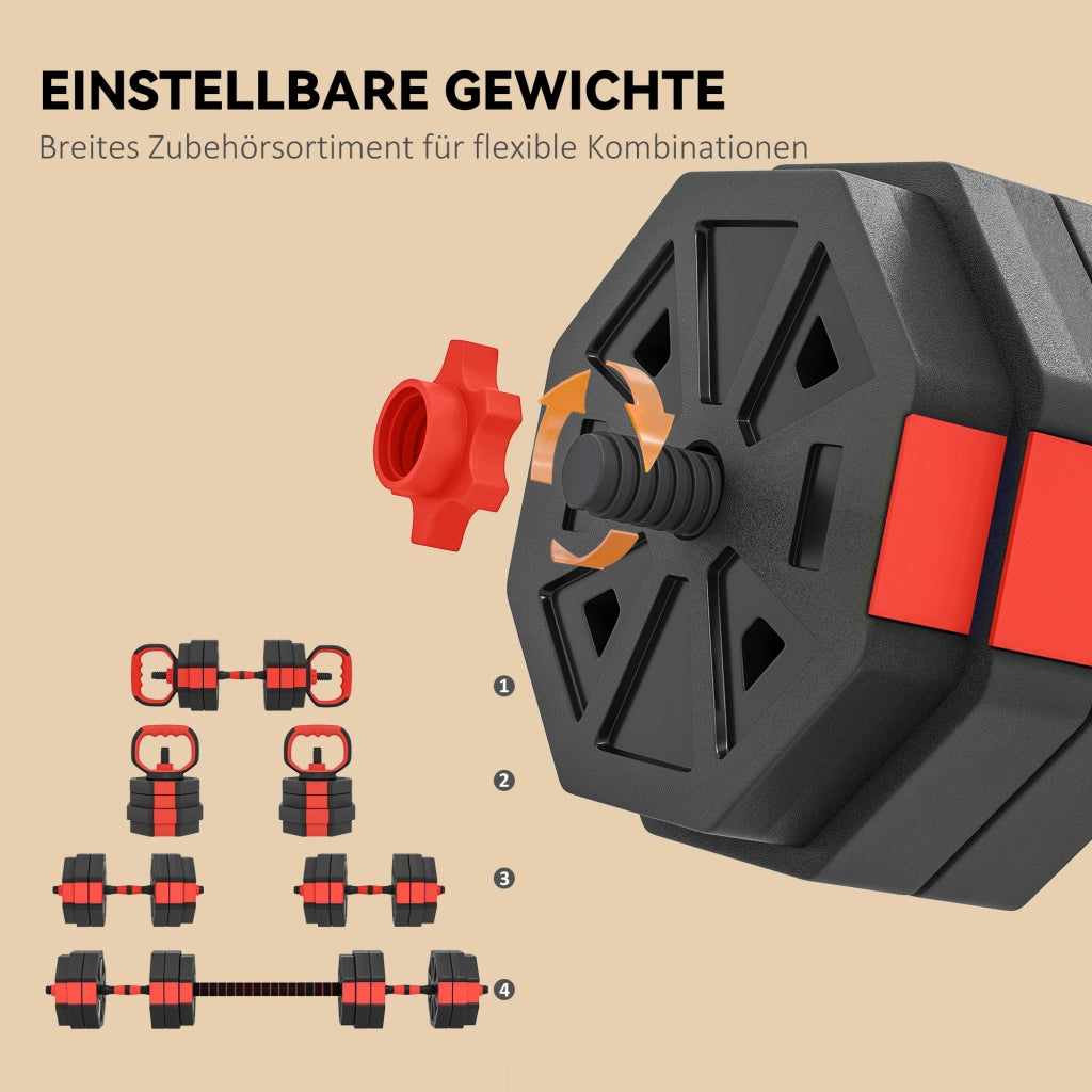 Set Hantel 6 in 1 ¨C zephmum ¨C Regolabile 25 kg