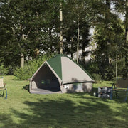 Tenda Teepee per 4 persone Verde e Grigio 388 x 320 x 169 cm 42004074