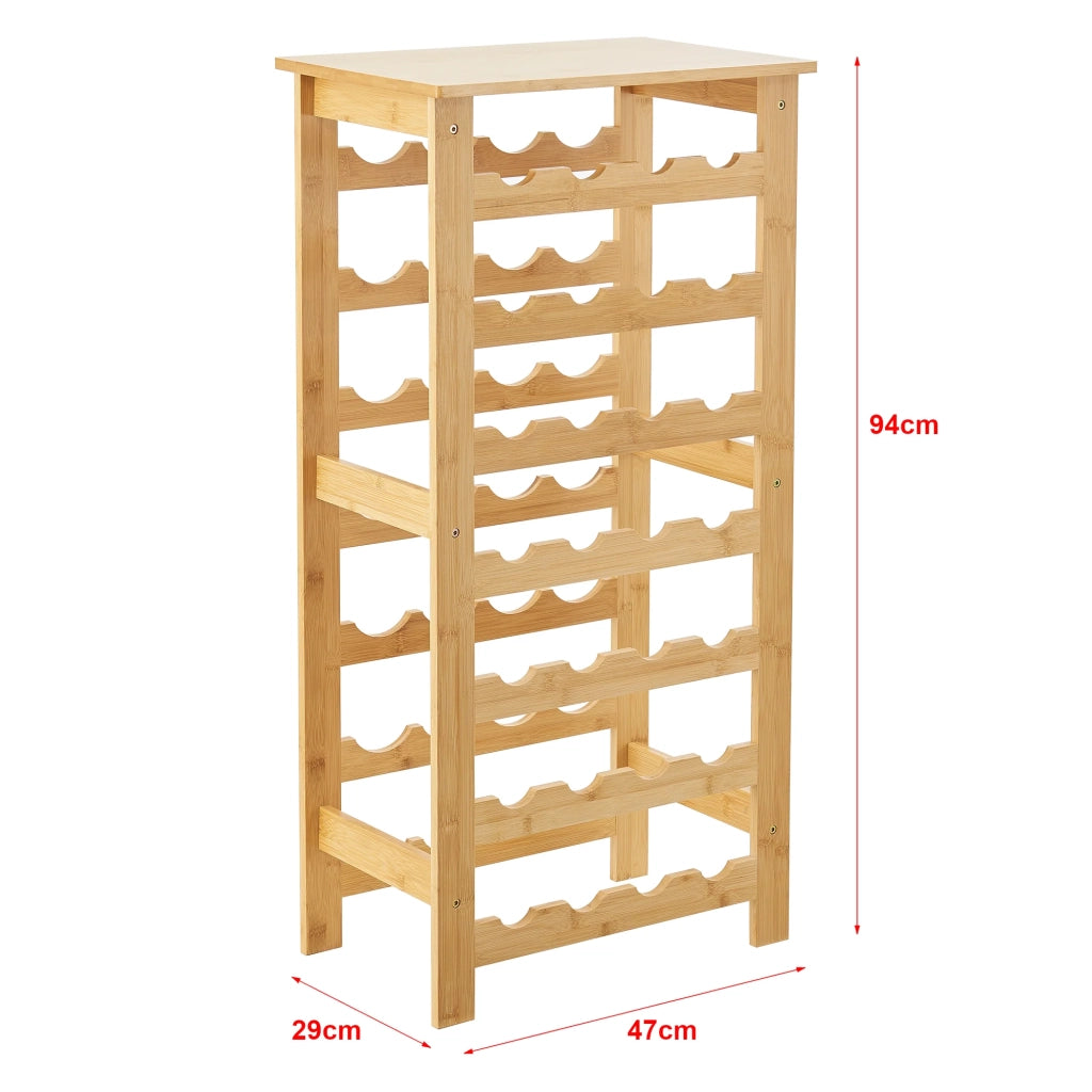 Portabottiglie con 28 scomparti su 7 livelli 94 x 47 x 29 cm 03_0006714