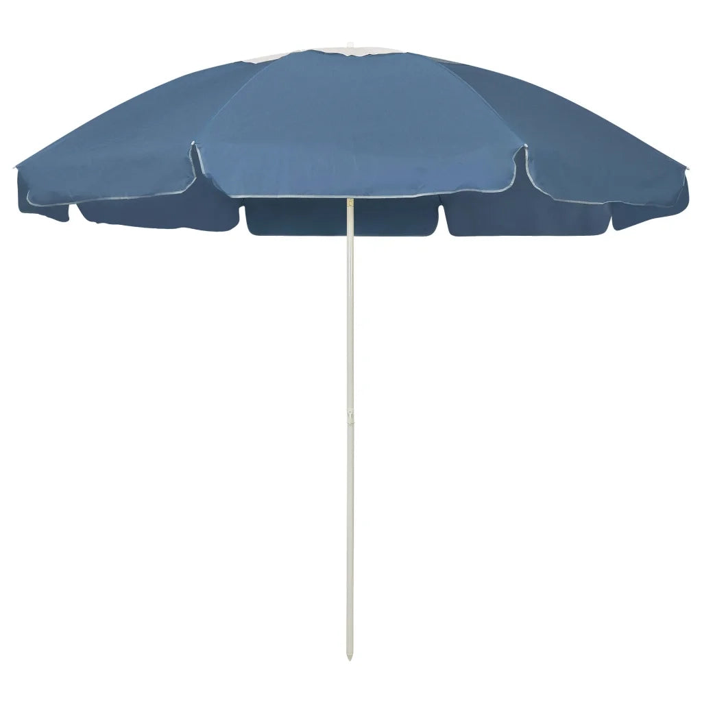 Ombrellone da Spiaggia Blu 240 cm