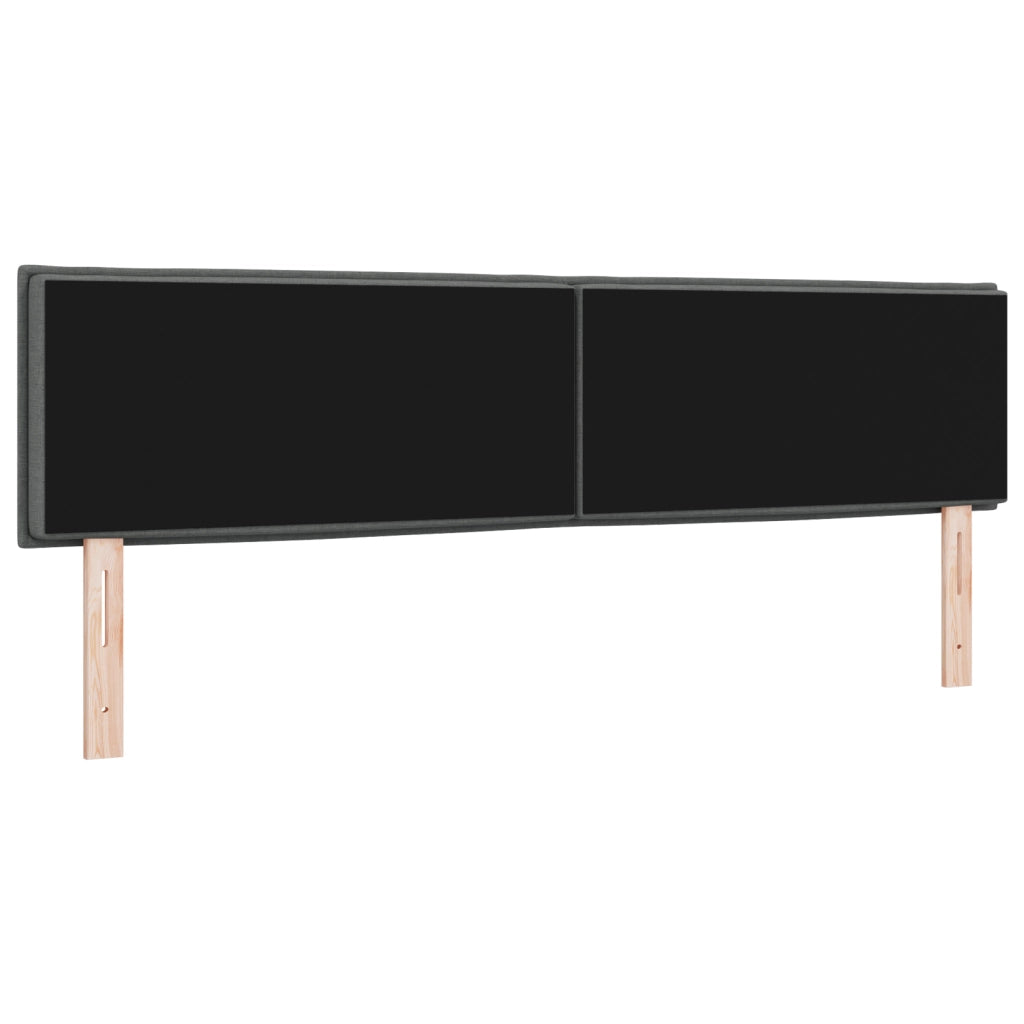 Testiera  Design Linee Grigio Scuro 180 cm Tessuto