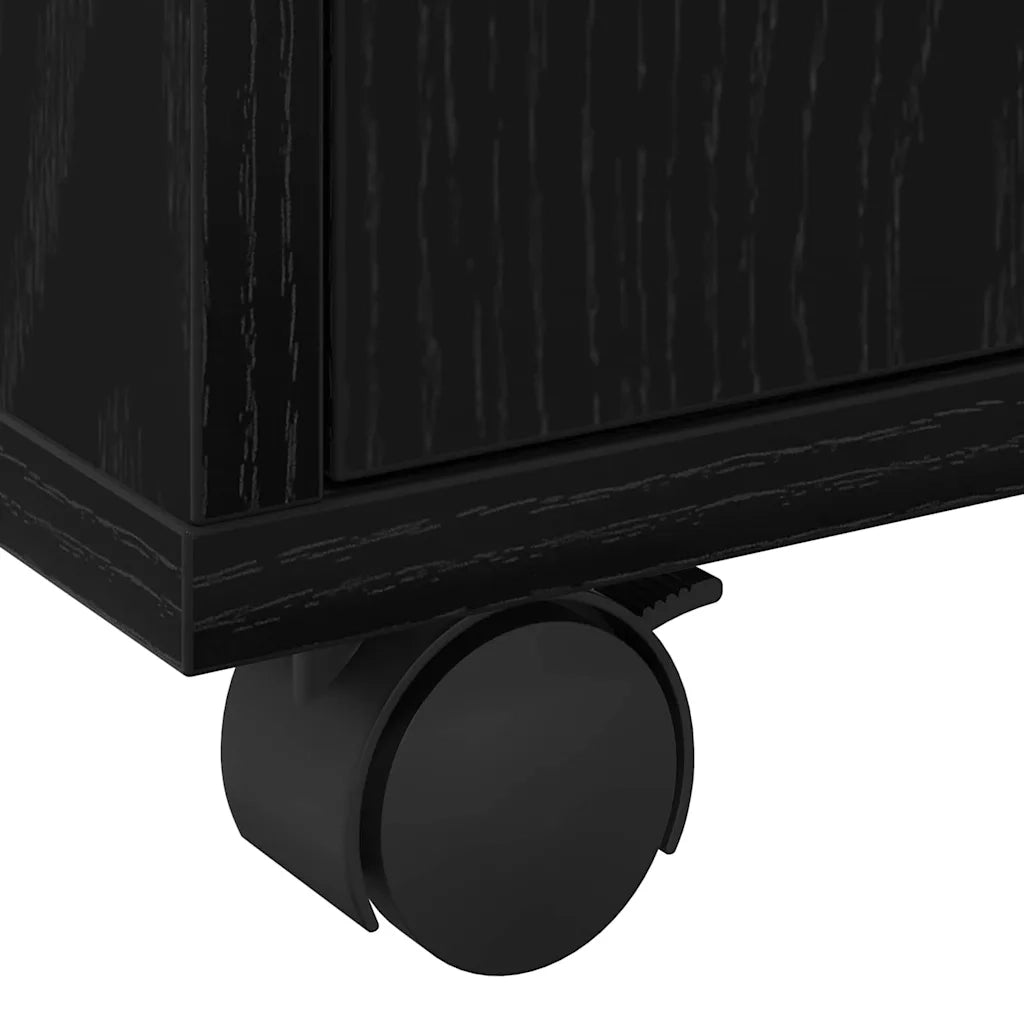 Armadietto con lo scaffale Rovere Nero 60 x 48 x 74.5 cm CFW2852290