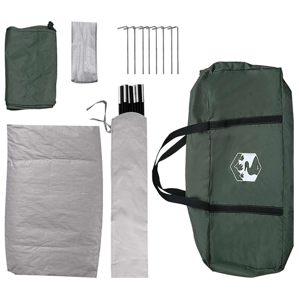 Tenda da campeggio con tetto Verde militare 335 x 275 x 180 cm 42028640