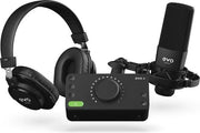 Pacchetto di Registrazione Completo con Interfaccia Audio, Microfono Condensatore, Casco Studio e Altri Accessori