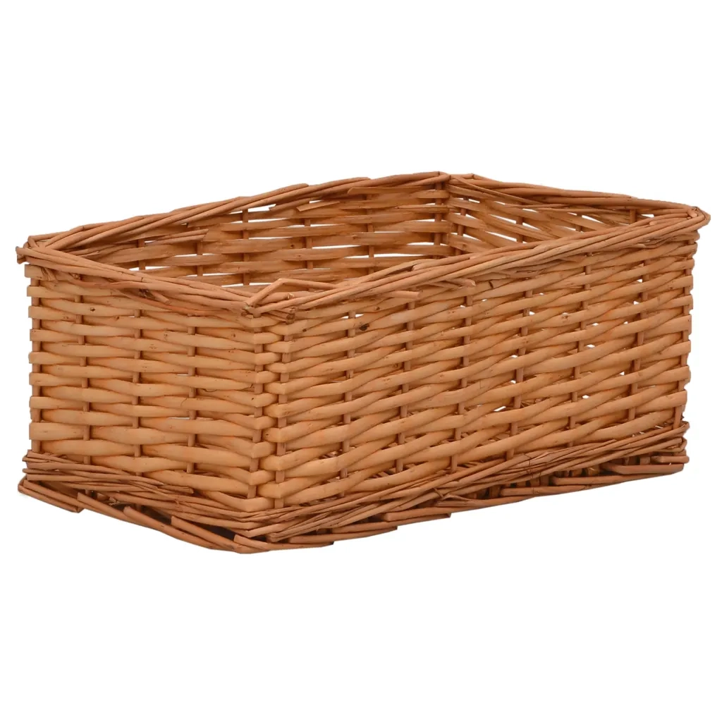 Set Cestini Impilabili 4 pz Marroni in Salice CFW5566625