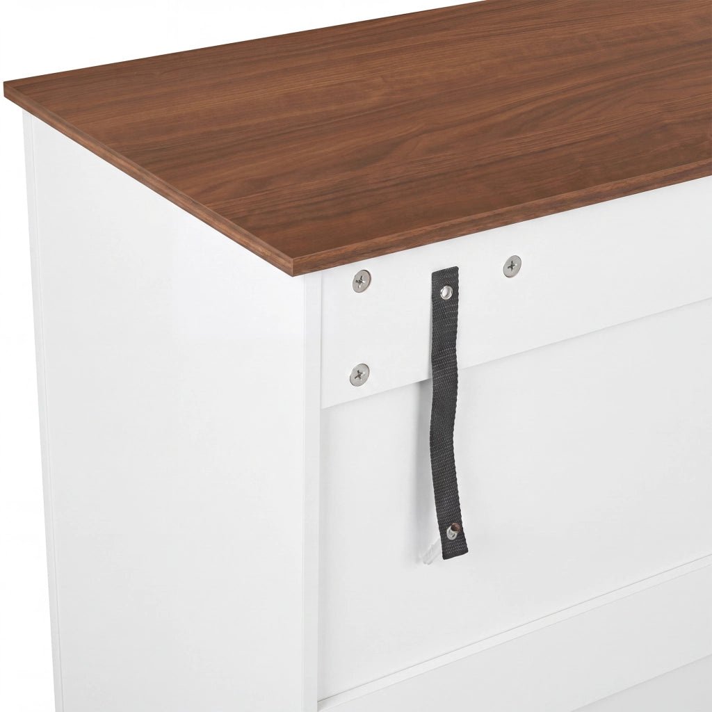 Credenza e madia con 4 ante, 3 cassetti e 2 vani con ripiani fissi, per soggiorno e sala da pranzo, 160 × 40 × 75 cm