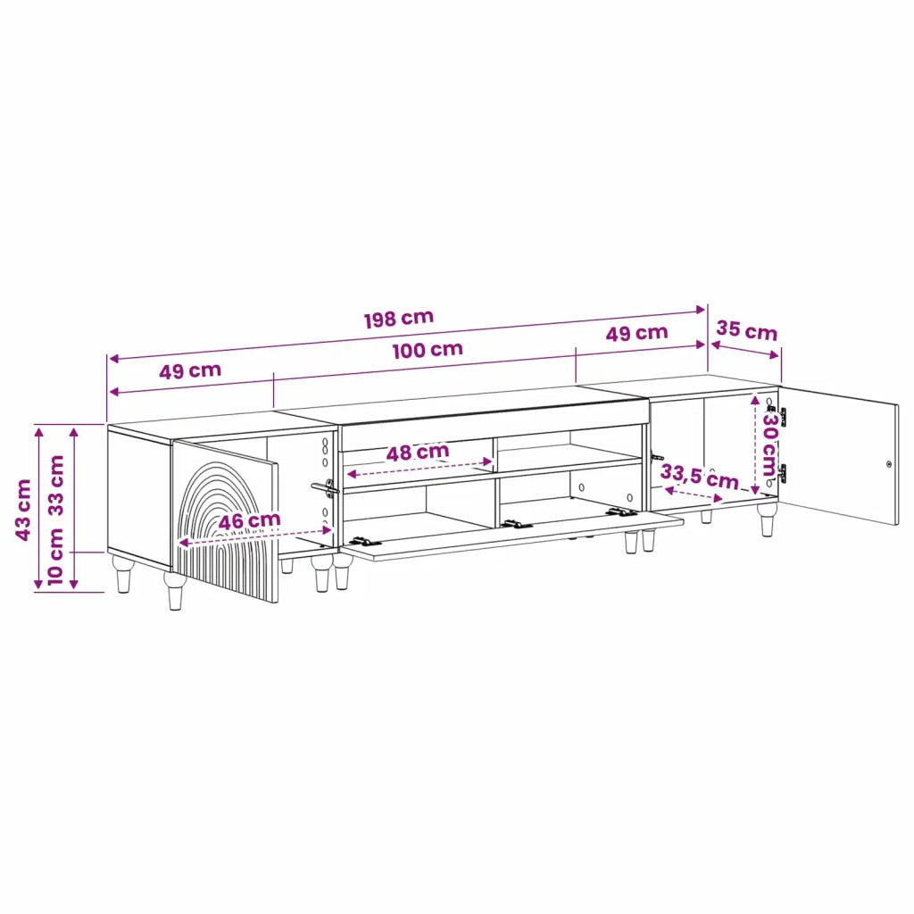 Mobile TV LED a 3 pezzi Bianco Lucido Legno ingegnerizzato 3416501