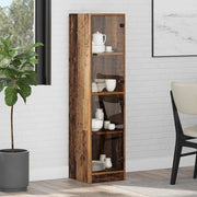 Credenza-Buffet-Armadio da cucina Legno vecchio 35 x 37 x 142 cm Legno multistrato 988111
