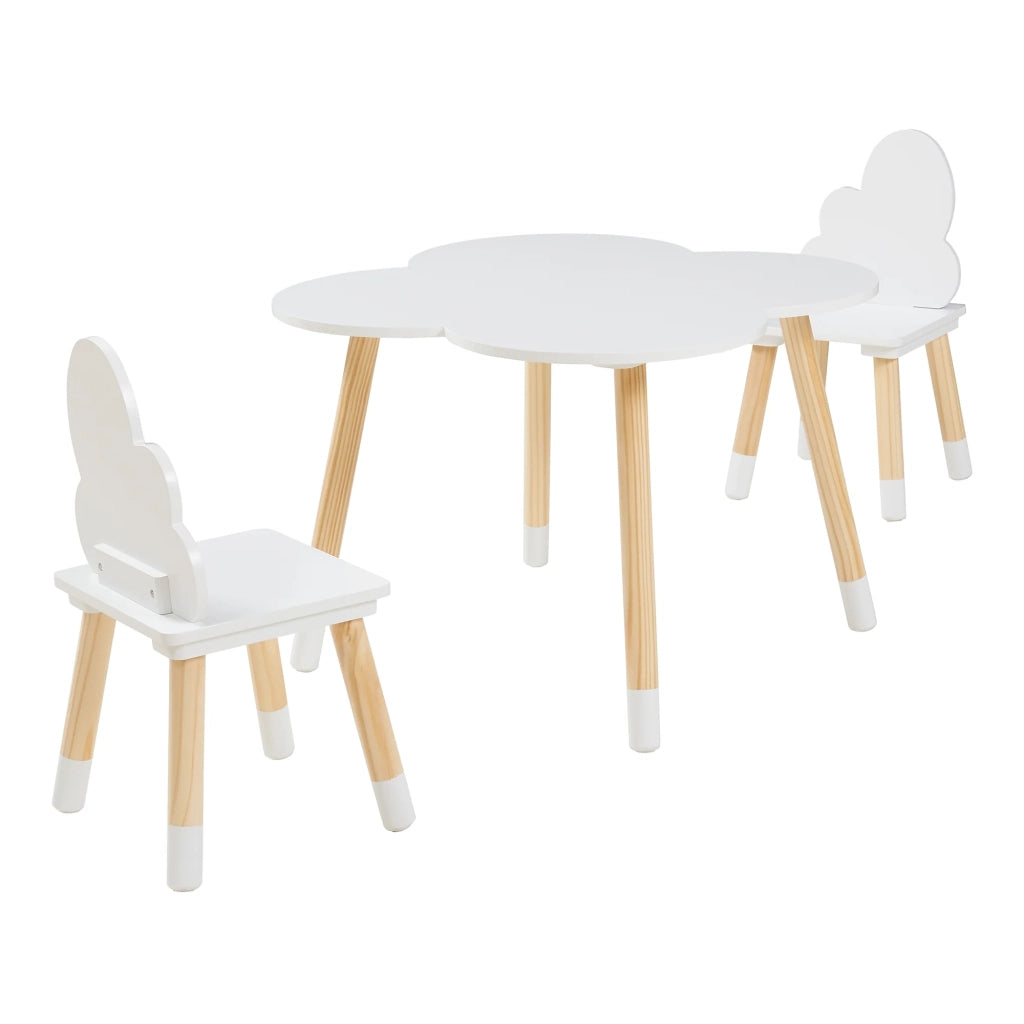 Set tavolo e 2 sedie per bambini Epim bianco 03_0009447