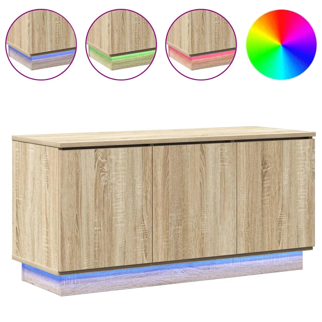 Mobile TV Rovere Sonoma 100 x 38 x 49 cm Legno multistrato 869668