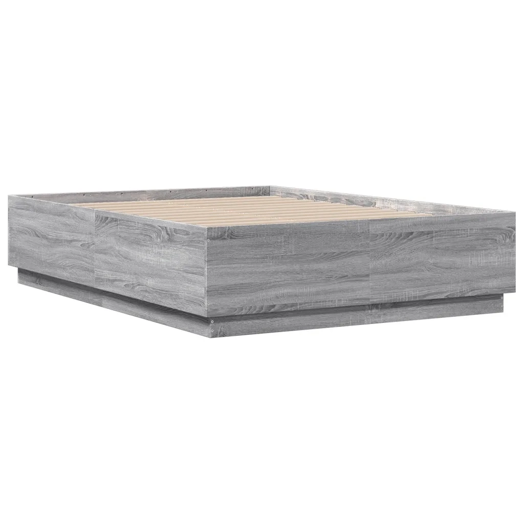 Giroletto-Struttura Letto Grigio Sonoma 120x190 cm in Legno Multistrato 223724