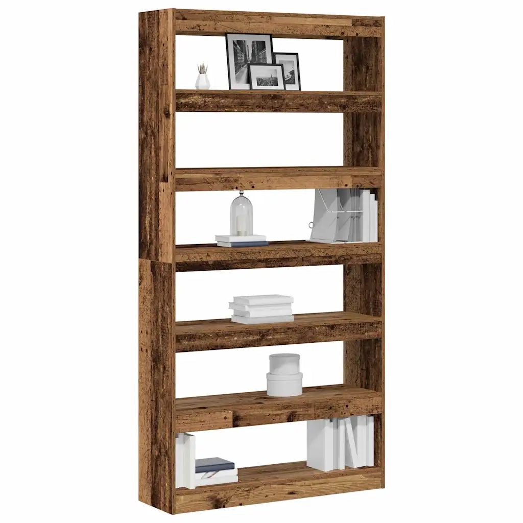 Armadio per Libri Legno di Rifiuto 100 x 30 x 198 cm 3333930