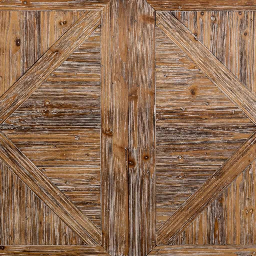Tavolo da soggiorno in legno e metallo marrone 160x80x77,5h