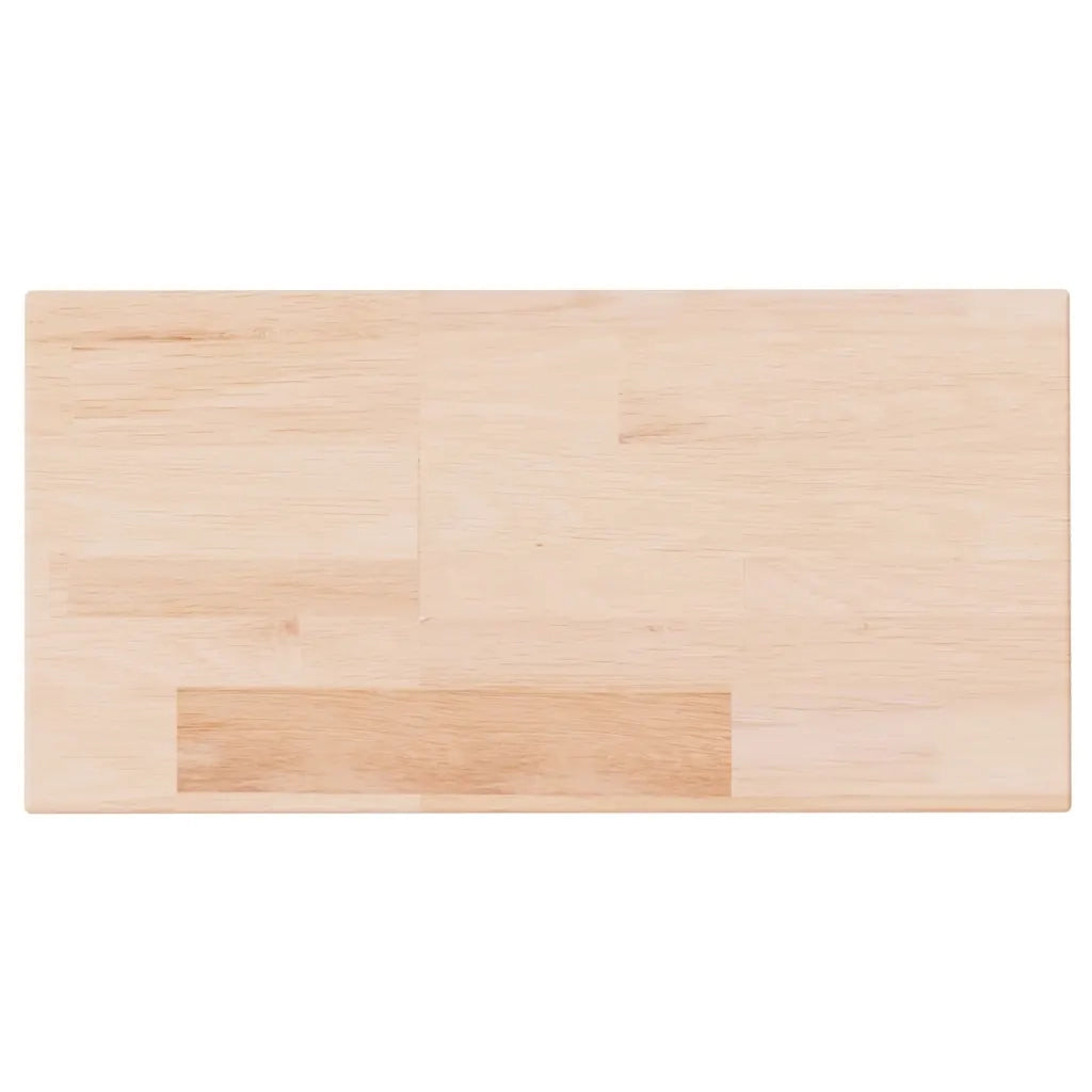Ripiano 40x20x4 cm Legno Massello di Rovere Non Trattato cod mxl 33701