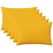 Cuscino con cuscino HEERLEN 6 pz Giallo Chiaro Tessuto 924952