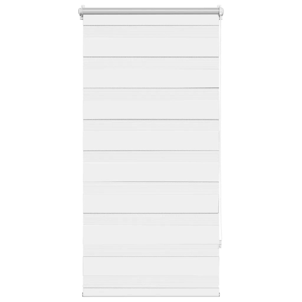 Tenda a rullo | Tenda avvolgibile zebra 60,9x120 cm Tessuto Larghezza 56,7 cm bianco