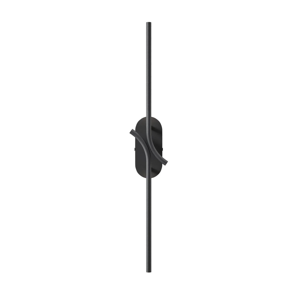 Maytoni applique moderna Renaissance 2 luci LED integrato nero metallo