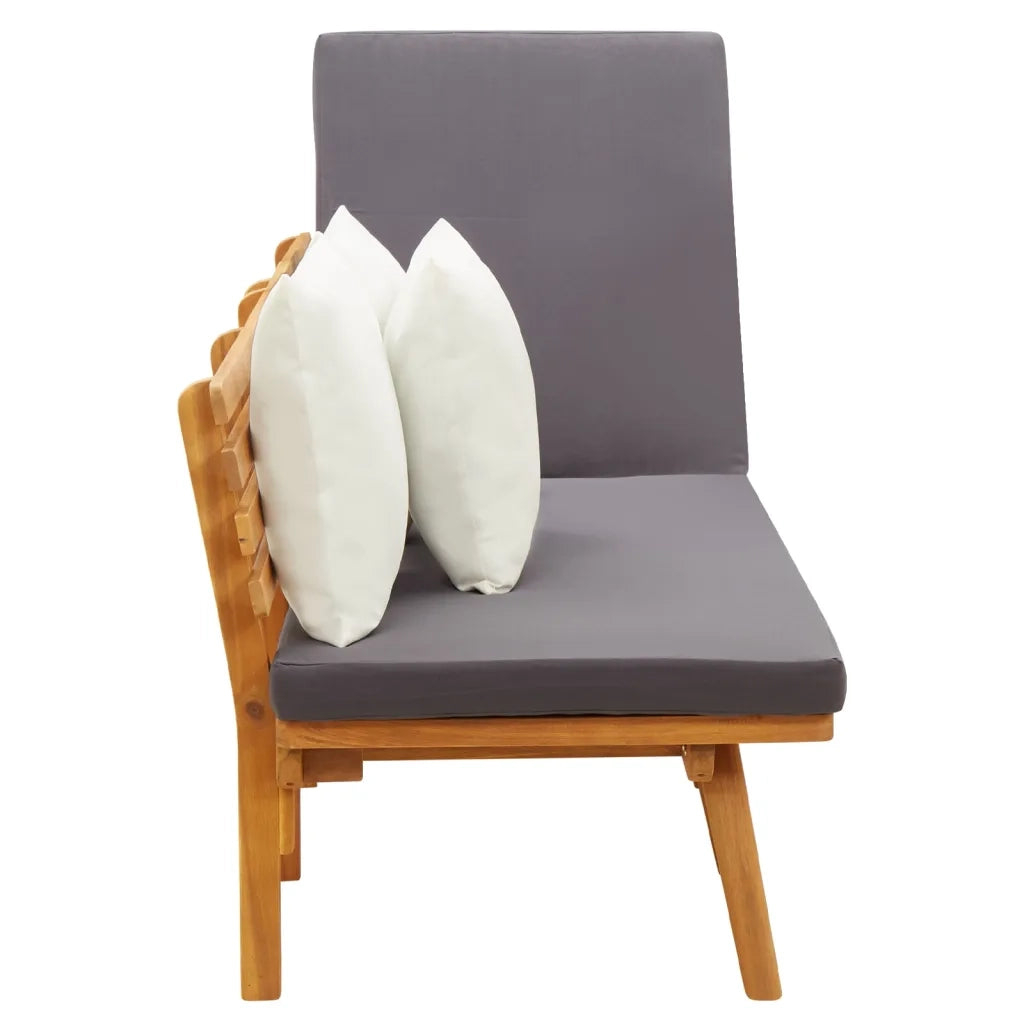Divano Letto da Giardino 200x65 cm in Legno Massello di Acacia 316263