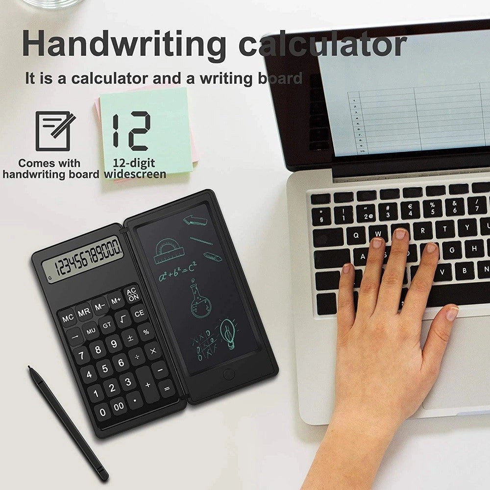 Trade Shop - Calcolatrice Jsk-c21 Piano Scrittura Penna Tavoletta Scrivere Disegnare/memo Pad -