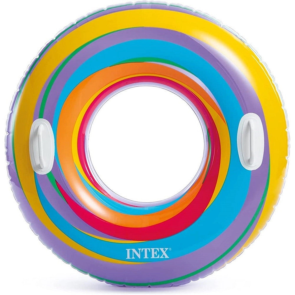 Trade Shop - Salvagente Gonfiabile Con Manici 91 Cm 2 Maniglie 9+ Anni Colori Assortiti 59256 -