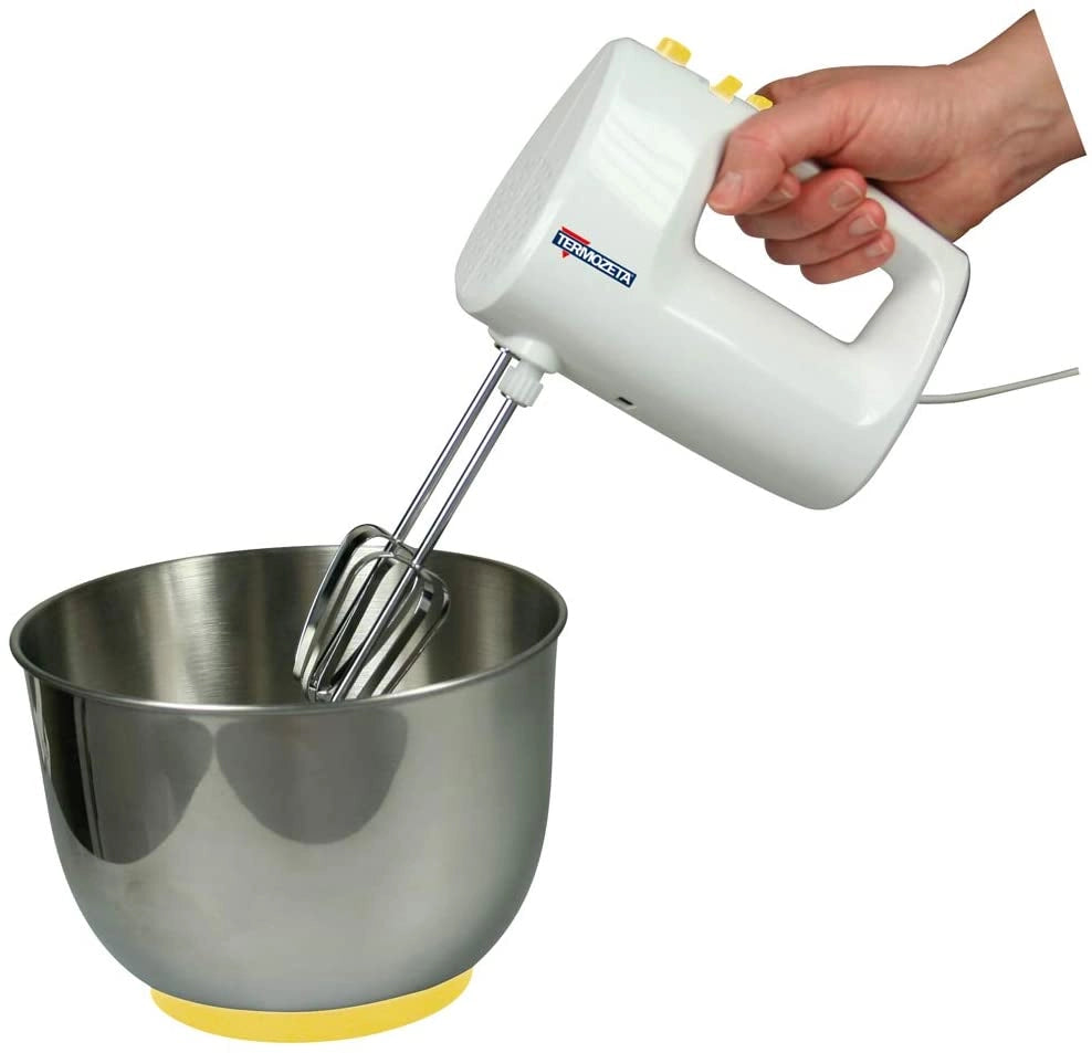 SBATTITORE + IMPASTATORE  CON CIOTOLA IN ACCIAIO INOX 3 L 300 W 5 V TERMOZETA