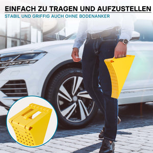 ‌Wiltec Cunei per autocarri e rimorchi Capacità di carico fino a 6,5 t 2 Fermaruota Camion