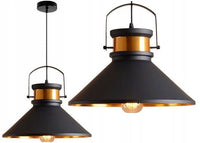 Lampada Da Soffitto Asti B Nero/oro