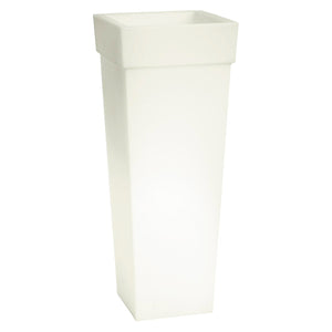 Vaso Luminoso da Giardino a LED 40x40x100 cm in Resina 5W Oak Multicolore