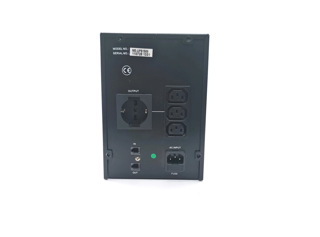 Gruppo di Continuità Mediacom ME-UPS1500 Stabilizzatore PC Schermo NAS Server - Usato privo di BATTERIE e SUPPORTI Interni