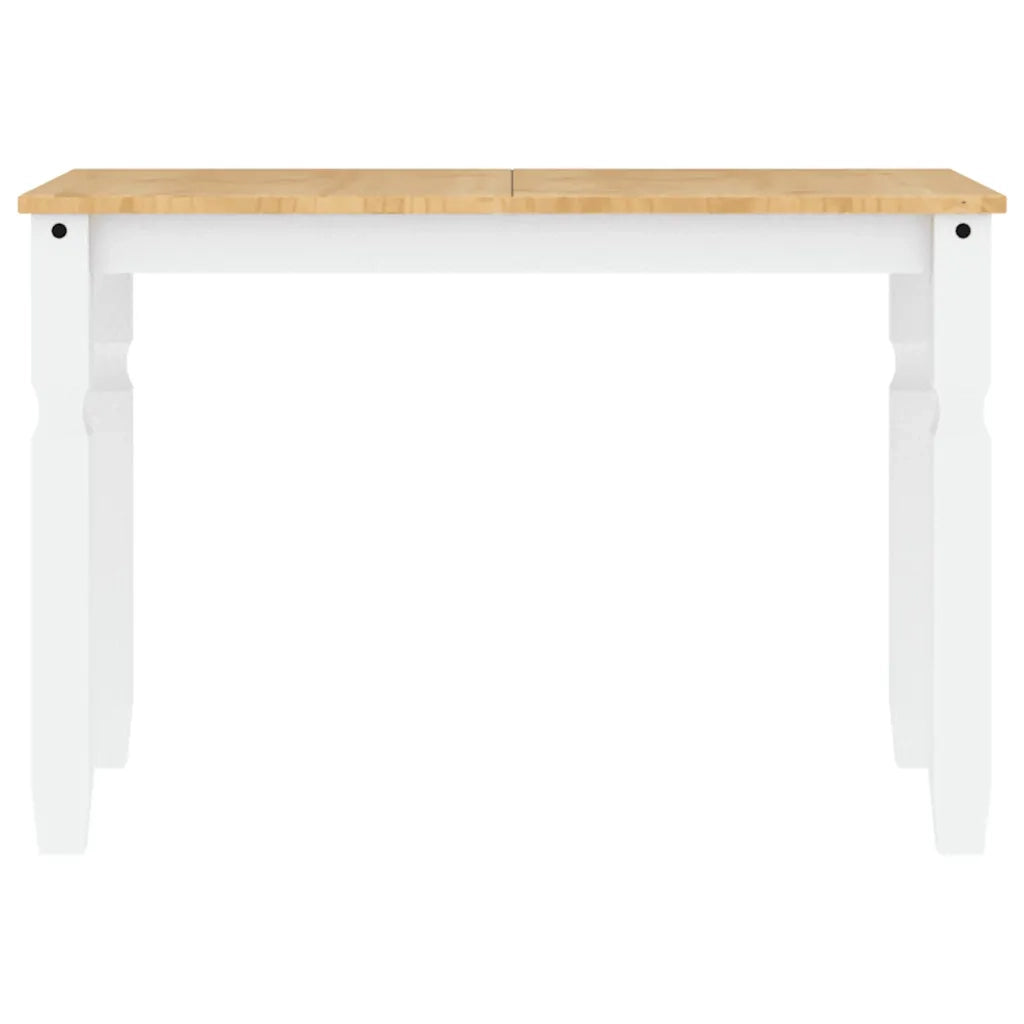 Set da Pranzo 3 pz PANAMA Bianco in Legno Massello di Pino 3345196