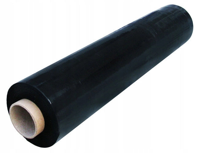 Pellicola estensibile KADAX XL nera, rotolo resistente e opaco da 2,5 kg.