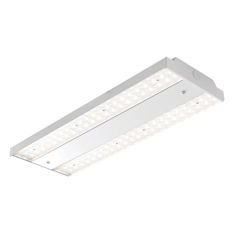 FIT Lampada a Sospensione LED 45W 4000K 60° CRI80 UGR22 IK06 IP40 - Struttura in Alluminio Verniciato Bianco per Ambienti Industriali e Sportivi