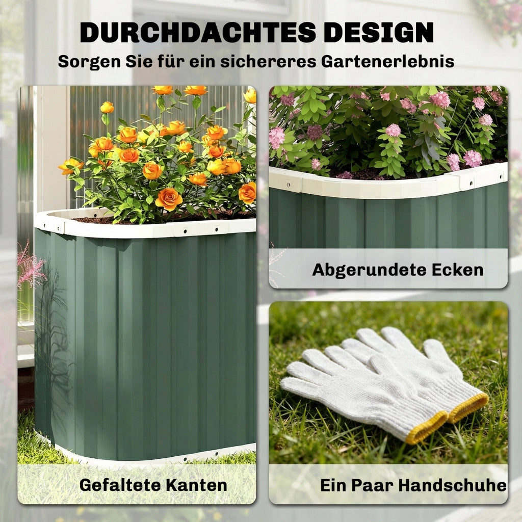 Hochbeet in metallo ¨C Minimal ¨C 136x53x61 cm