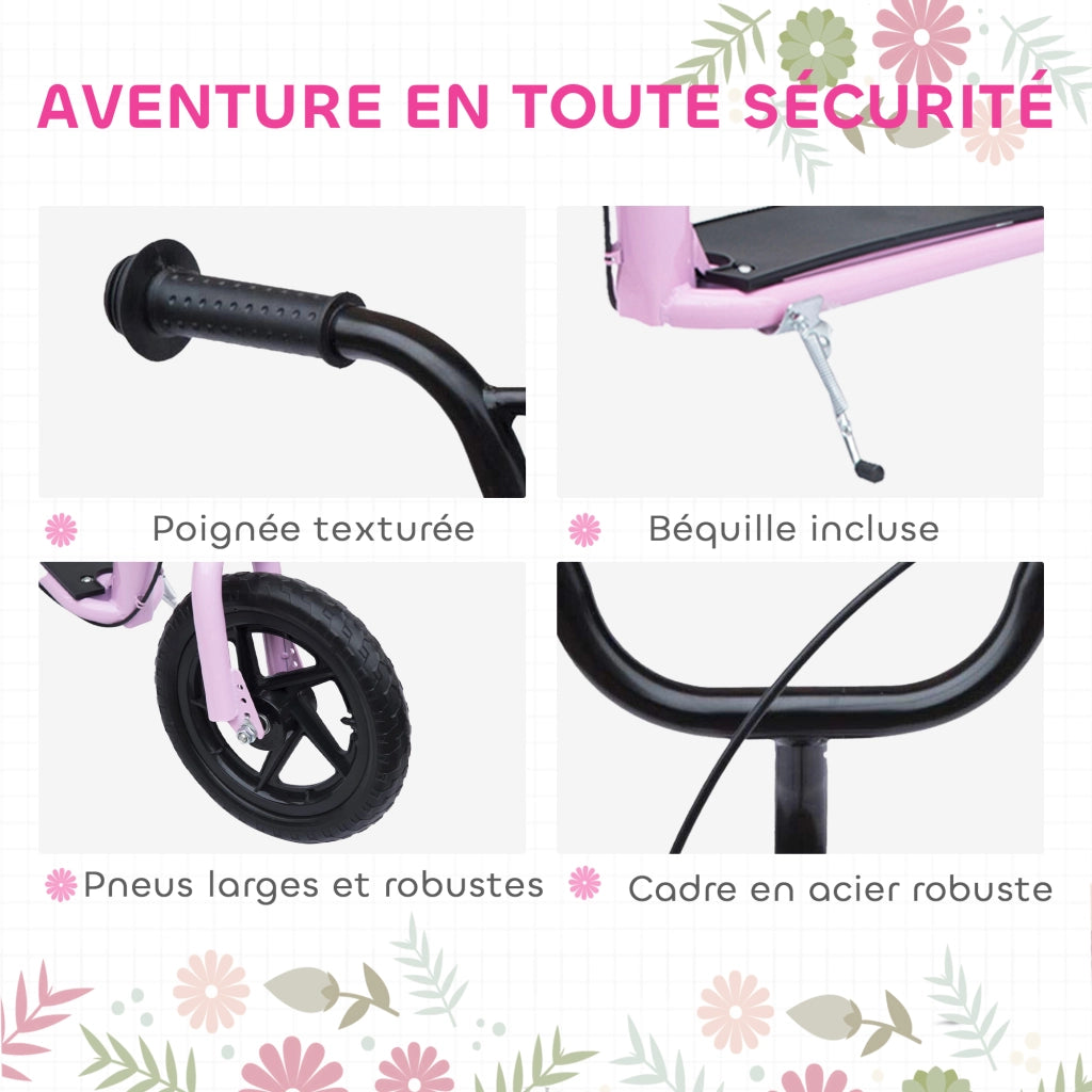 Patinette Bambini ¨C zephmum ¨C Acero Rosa 30 cm