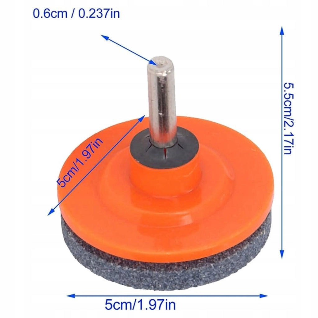 Ostrica Universale per Trapano Rosfix – Set con Affilatore Manuale per Punte | Acciaio Inox, ABS