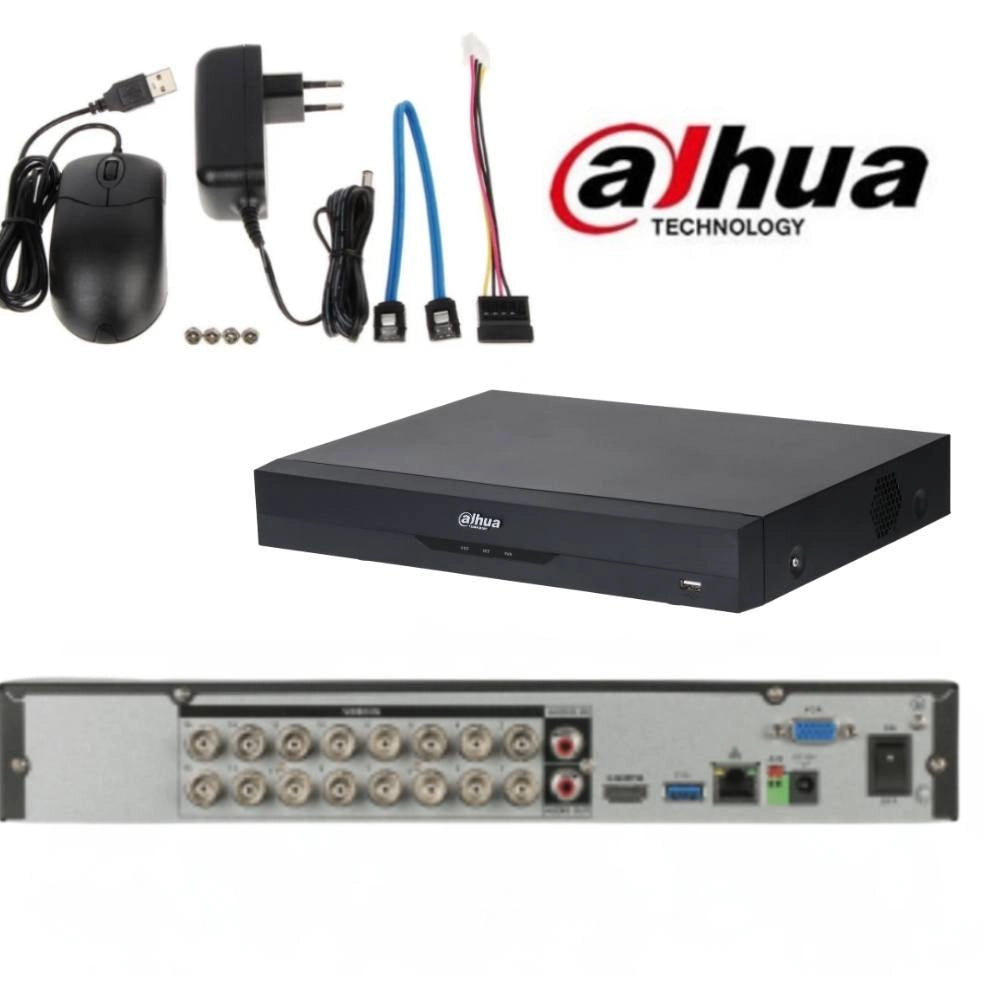 Dahua xvr5116h-4kl-i3t videoregistratore 16 canali 4k wizsense ai