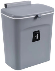 Afvalemmer Cucina - Contenitore di Rifiuti Appeso - Gestione dei Rifiuti - Progettazione Spazievolutiva - 29,5 x 16 x 26 cm - Grigio