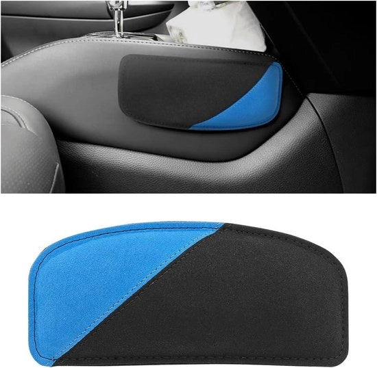 Protezione ginocchia per sedili auto - calza ginocchia - supporto portiera - copertura braccio per console centrale - cuscino gomito portiera - auto - blu.