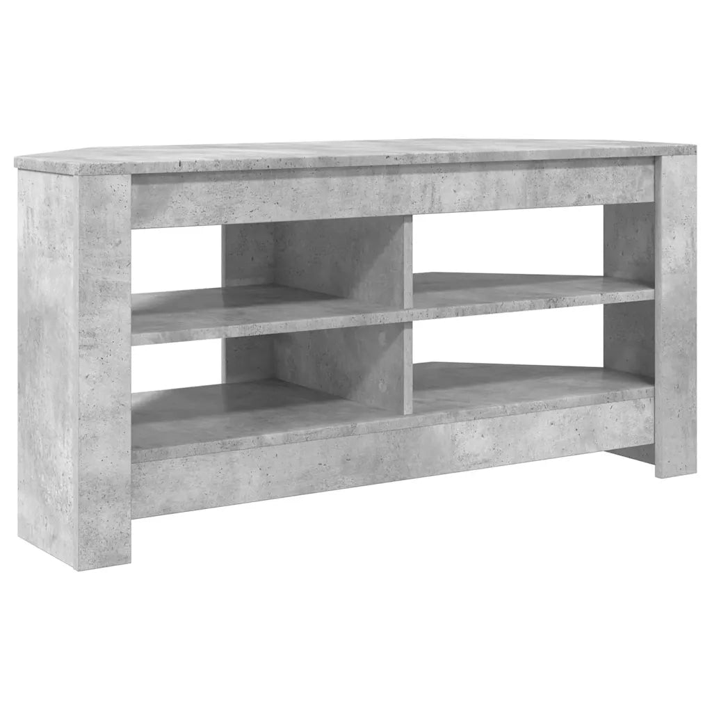 Mobile TV Angolare-Credenza per TV-Console TV Grigio cemento 102 x 40,5 x 45 cm