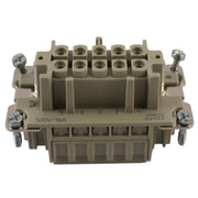Inserto femmina 10 poli a vite 500V 16A Weidmuller