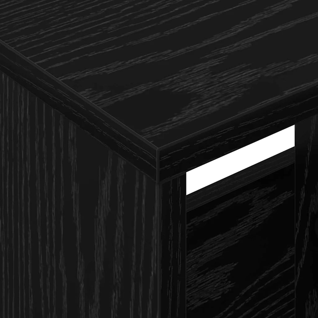 Scaffale per riviste Rovere Nero 35 x 30 x 45 cm CFW2647836