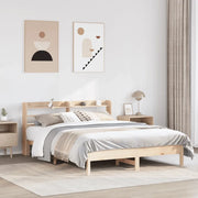 Letto senza Materasso 135x190 cm in Legno Massello di Pino 3306903