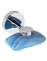 Portasapone magnetico da parete OMEGA ottone cromato 14x5,5x12,5 cm